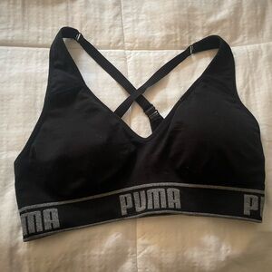 PUMA Classic Black Sports Bra